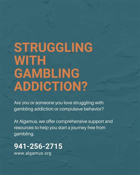 Algamus Gambling Treatment Services .